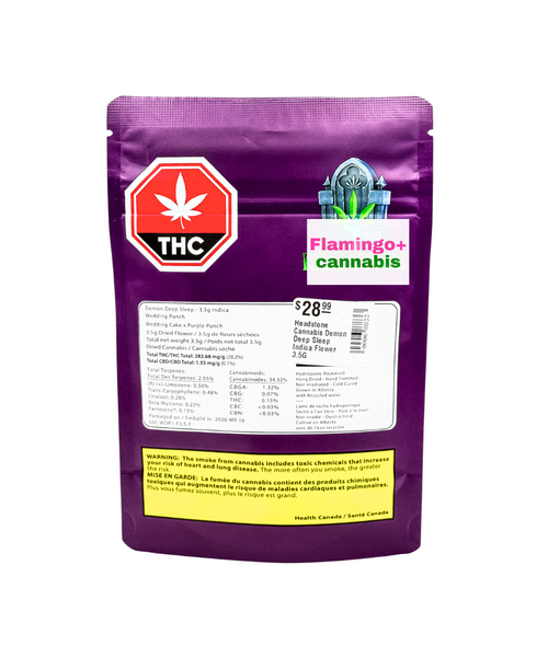 Headstone Cannabis Demon Deep Sleep Indica Flower 3.5G