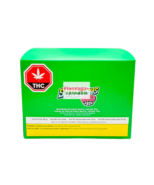 Shred'ems Watermelon Wave Mega Pack Sativa Gummies 50X10MG