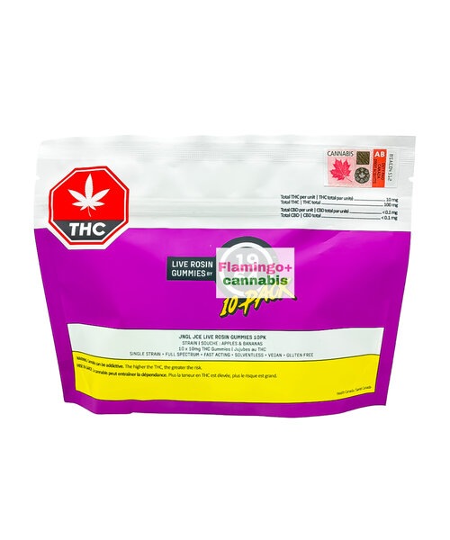 1964 JNGL JCE Live Rosin Indica Gummies Multipack 10X10MG