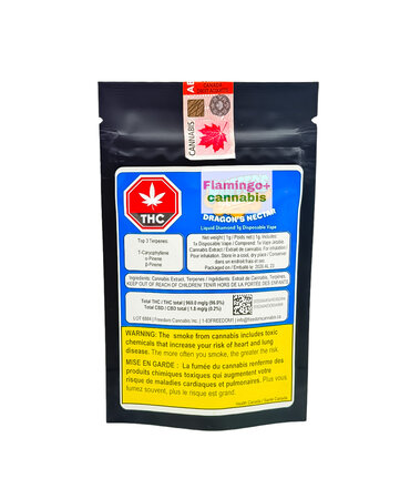 Puffers Paradise Puffers Paradise Dragons Nectar Liquid Diamond Hybrid Disposable 1G