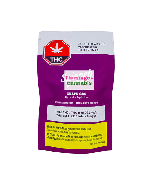 Spinach Grape Gas Liquid Diamonds Hybrid Disposable 1G