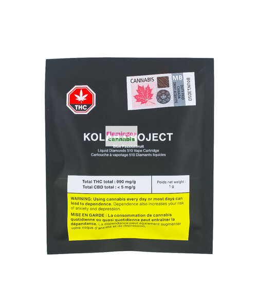 Kolab Project Blue Passionfruit Liquid Diamonds Hybrid Cartridge 1G