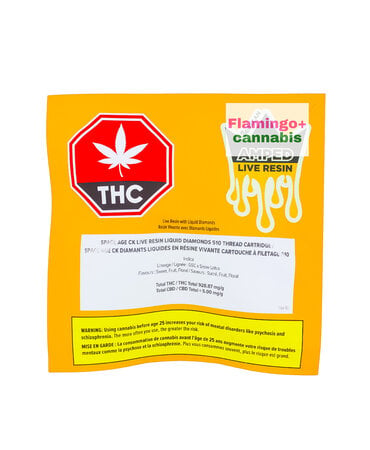 Redecan Redecan Amped Live Resin Space Age CK Indica Cartridge 1G