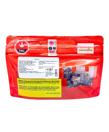 BC Green Castle Rock Farms Gastropop Indica Flower 28G