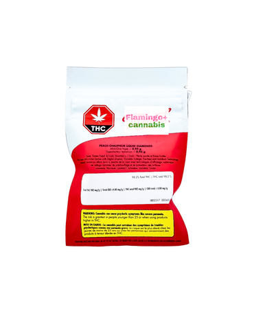 Tweed Tweed Peach Chauffer Liquid Diamonds Hybrid Dispoable 0.95G