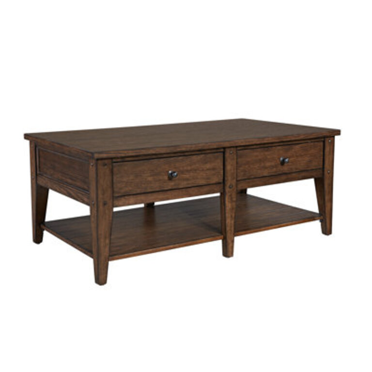 Laron Cocktail Table w/ Two Drawers