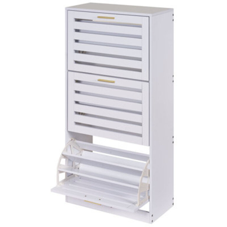 Molinar 25 Pair Shoe Storage Cabinet