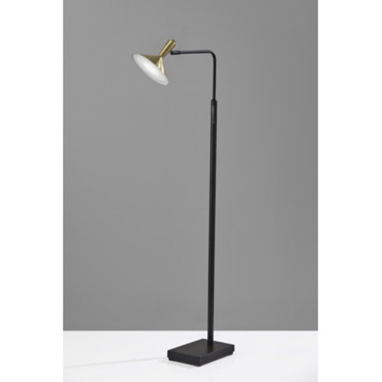 Kodi 54'' Black LED Arched Floor Lamp