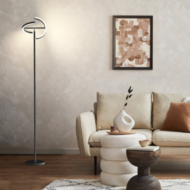 Topanga 69" LED Torchiere Floor Lamp with Remote Control