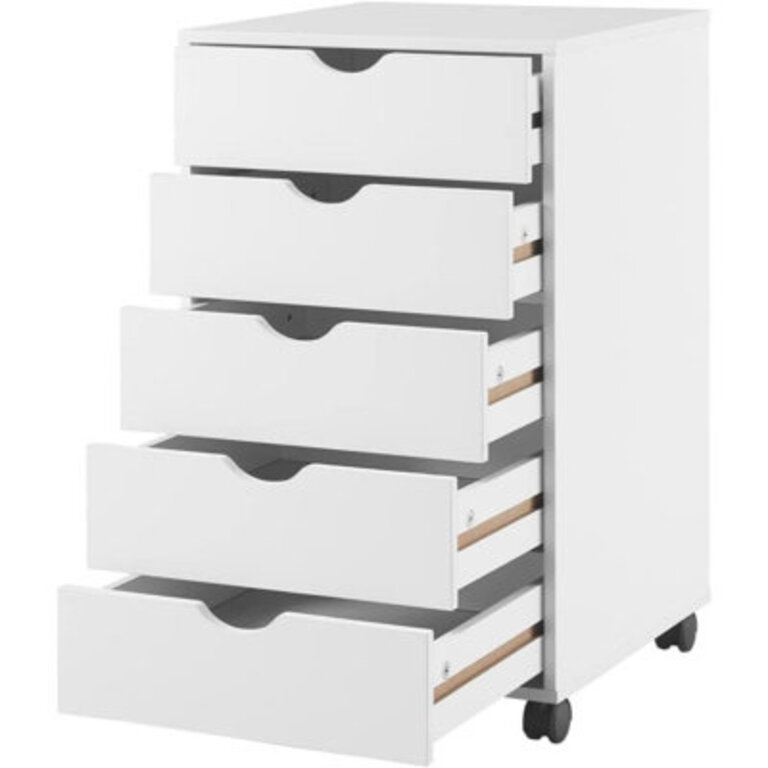 Jamariona 15.7'' Wide 5 - Drawer Storage Cabinet, cabinet for office storage, 5 drawers for office storage