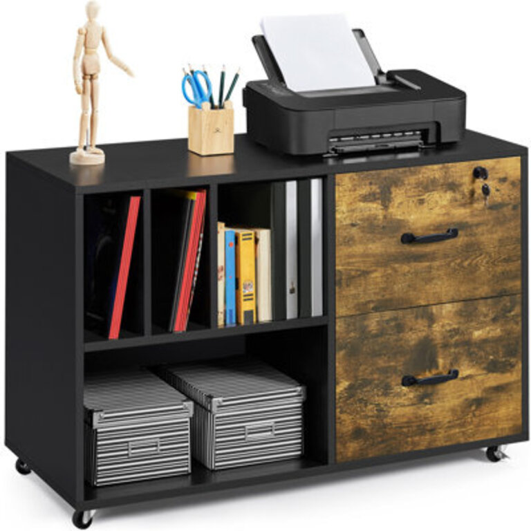 Elisbet 39.5'' Wide 2 -Drawer Mobile File Cabinet