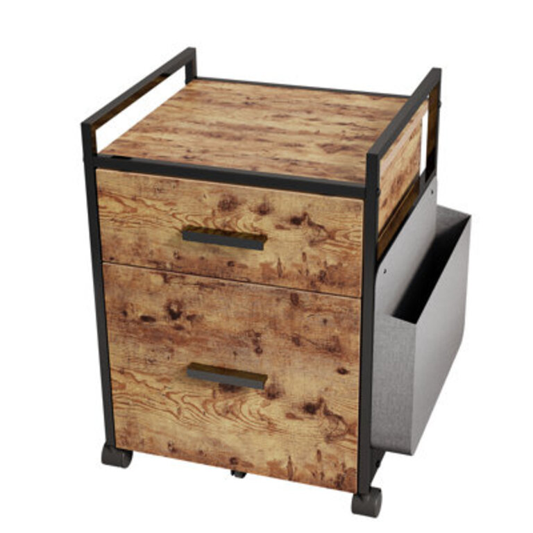 Ziolkowski 2-Drawer Mobile Vertical Filing Cabinet