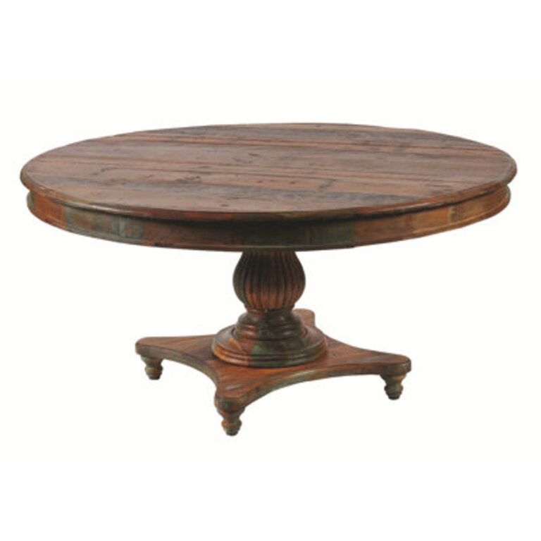 Killingly Round Solid Wood Dining Table