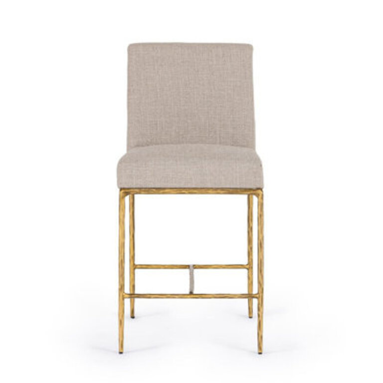 Northbrook Upholstered Counter Stool with Metal Frame
