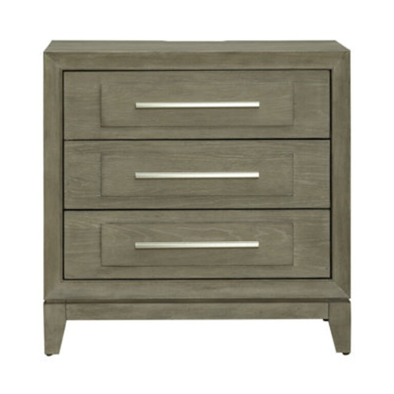 Chantee 3 Drawer Nightstand W/ Charging Station