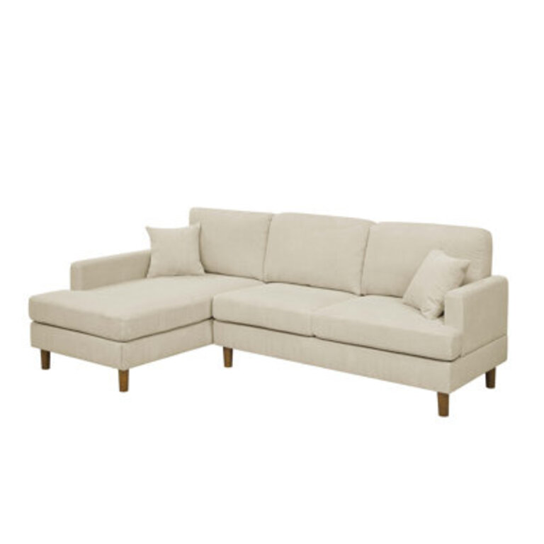 Avva 2 - Piece Corduroy Sectional