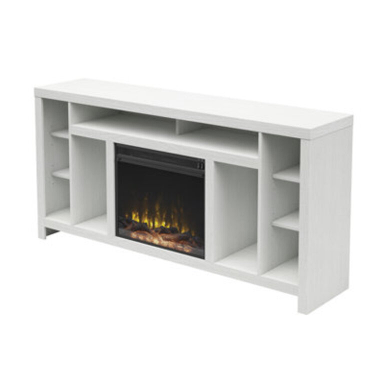 Shrader TV Stand for TVs up to 80" with Electric Fireplace Included
