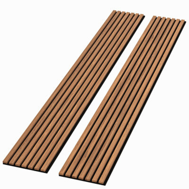 94" x 12.6" Acoustic Wood Wall Paneling, Decorative Soundproof Panels for Walls and Ceilings, 3D Slat Wood Wall Panels