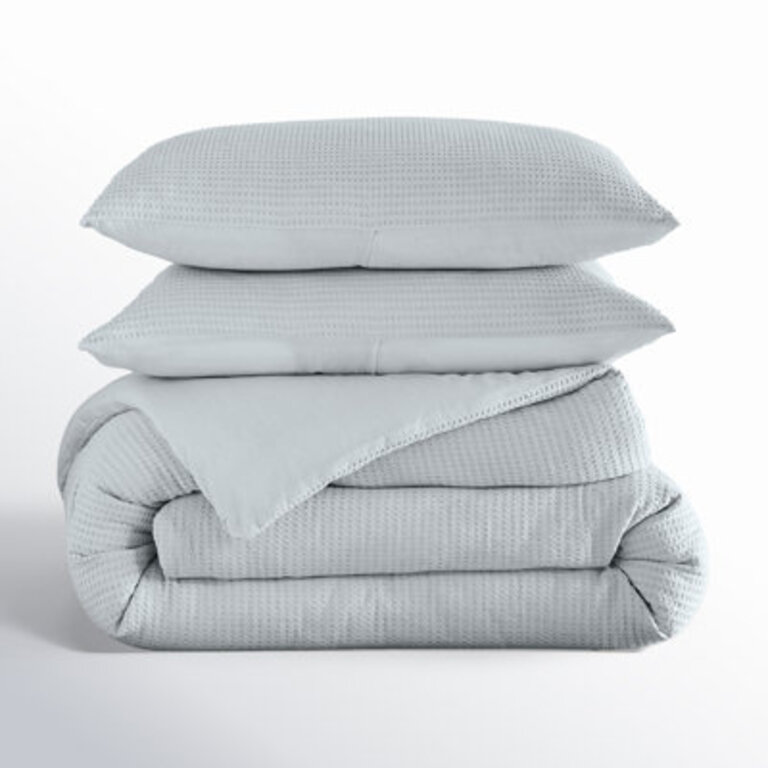 Felix Cotton Waffle Comforter Set