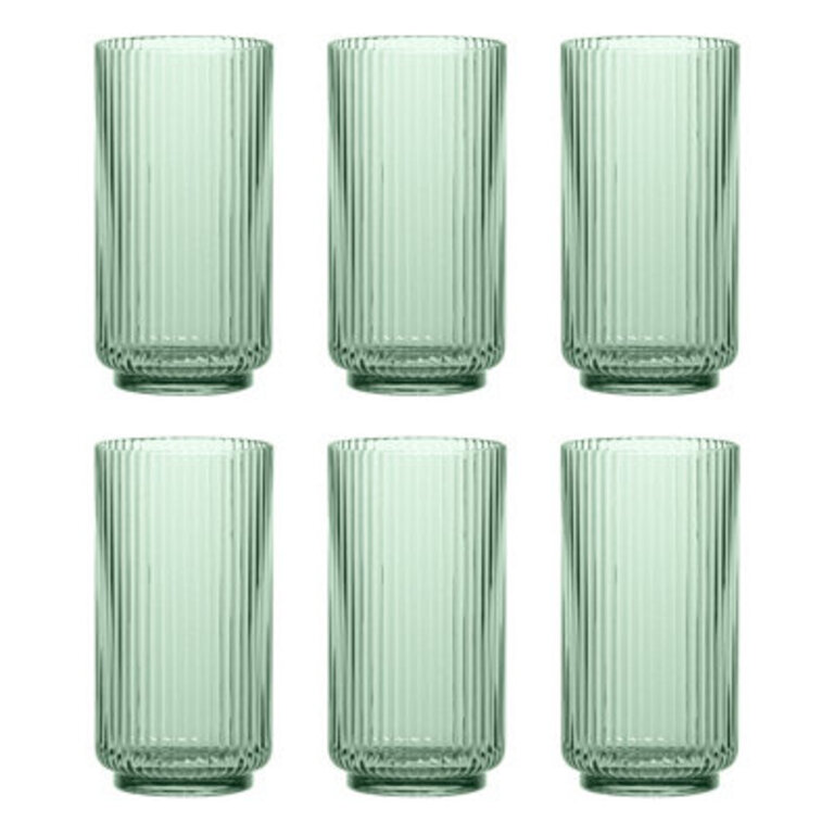 Laya Fluted Acrylic Drinking Glass