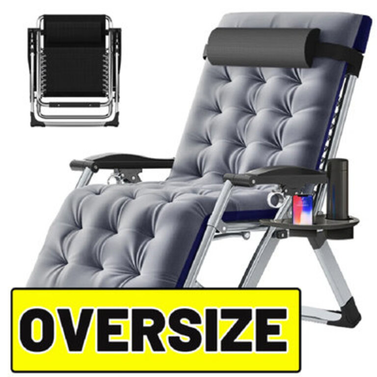 Zero Gravity Chair Lawn Recliner Reclining Patio Lounger Chair