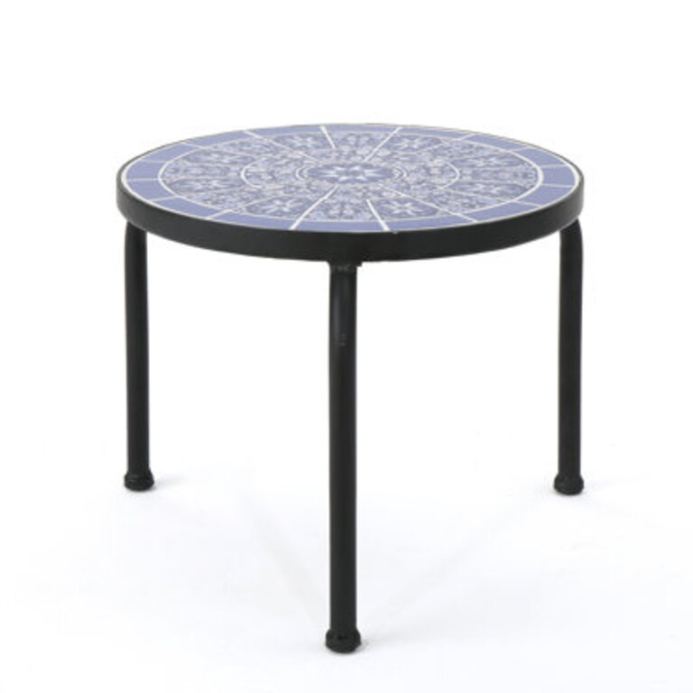 Chittenden Round Concrete Outdoor Side Table