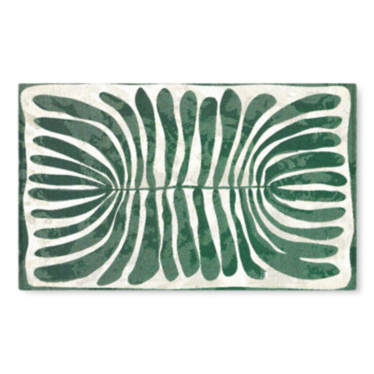 TOWN & COUNTRY Luxe Livie Matisse Cutout Everwash Non-Slip Backing Washable Multi-Use Kitchen Mat