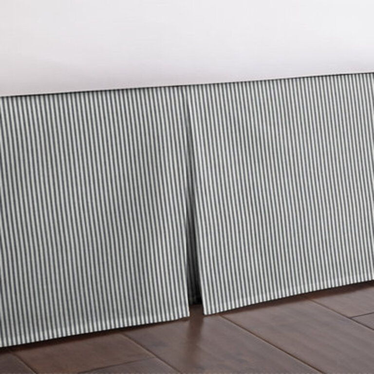 Ticking Stripe Bed Skirt
