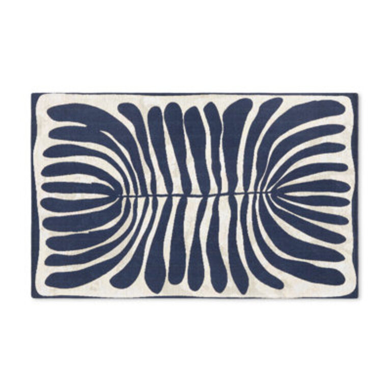 TOWN & COUNTRY Luxe Livie Matisse Cutout Everwash Non-Slip Backing Washable Multi-Use Kitchen Mat