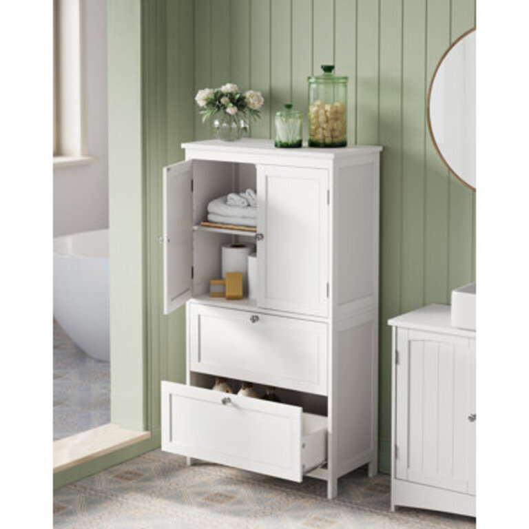 Bathroom Floor Storage Cabinet