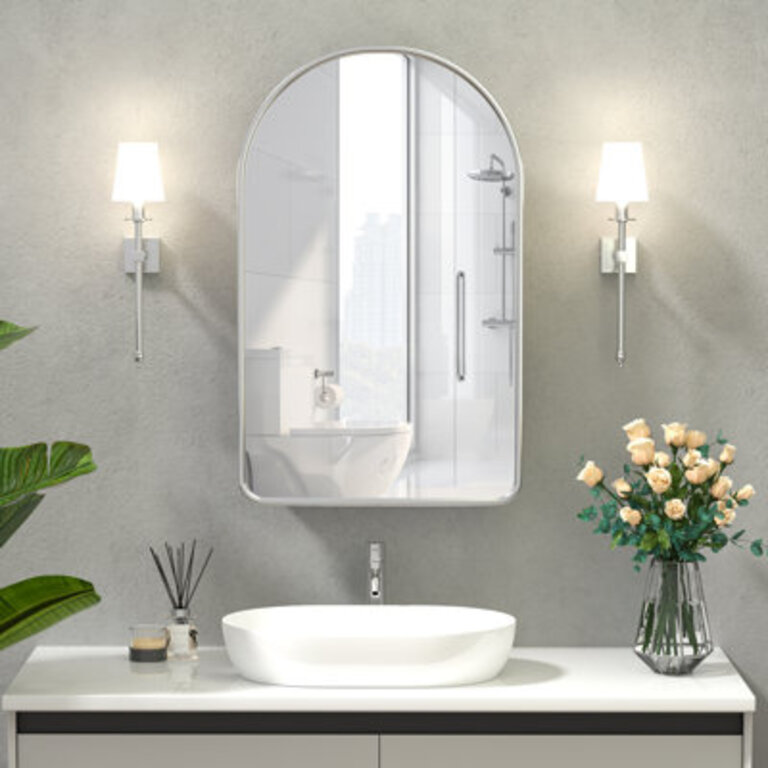 Dahlyla 19.7'' W 31.5'' H Framed Medicine Cabinet Mirror 3 Fixed