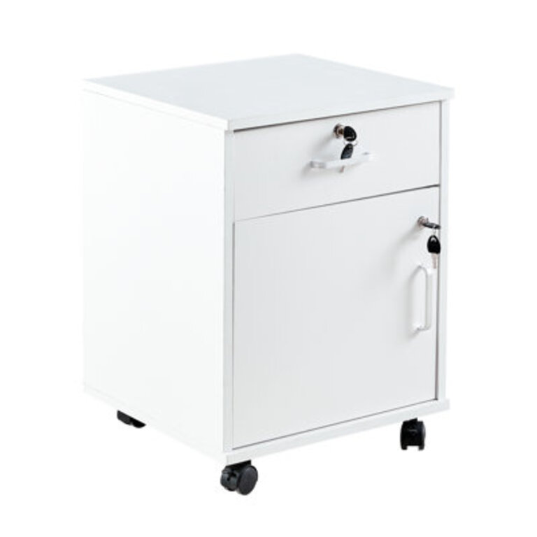 Madylin 15.7'' Wide 1 -Drawer Mobile File Cabinet