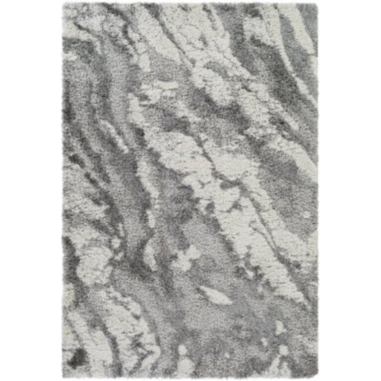 Dittman Abstract Gray/Off-White Area Rug