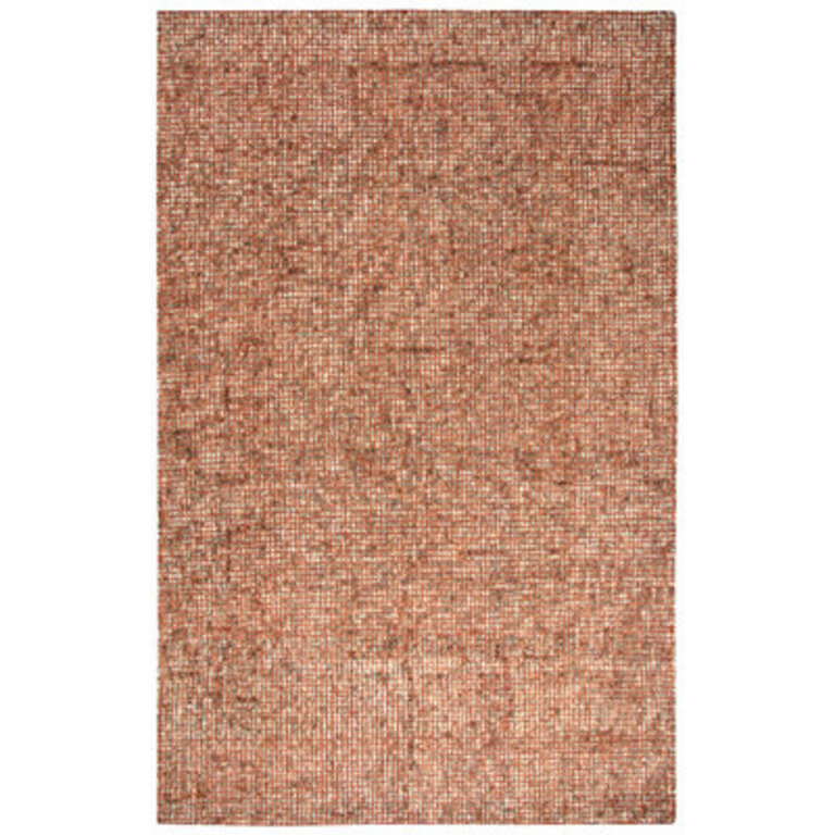Cashmere Hand-Tufted Wool Red Area Rug