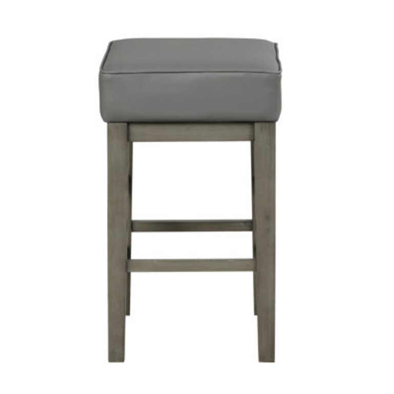 Duffield Upholstered Counter Stool with Solid Wood Frame