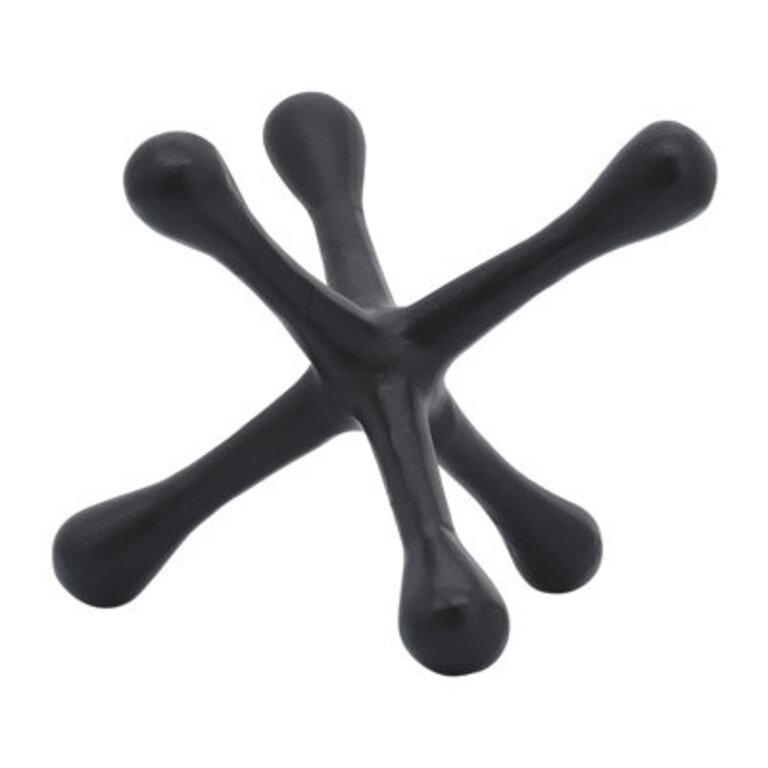 Modern Abstract Aluminum Decorative Object - Unique Geometric Metal Accent Sculpture for Contemporary Decor