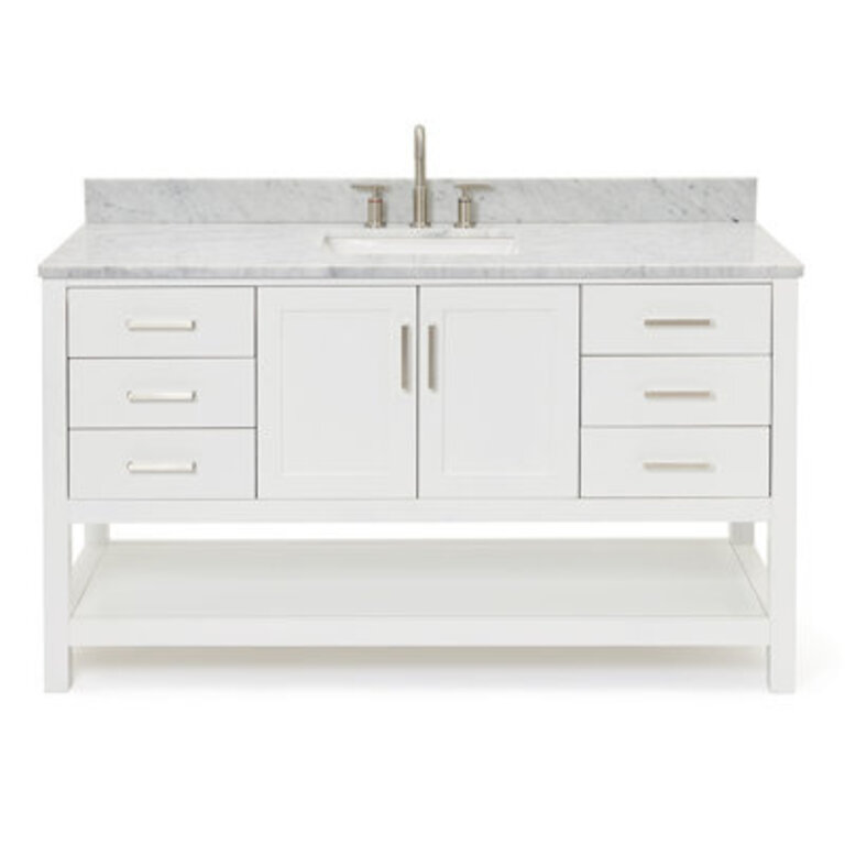 Alemanno 61" Single Bathroom Vanity Set