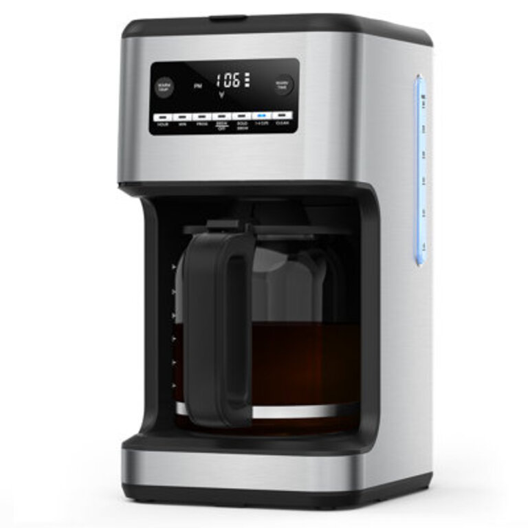 Coffee Maker With 14-Cup Carafe Brewer&Timing Function