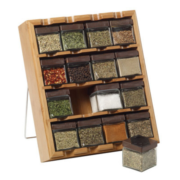 Kamenstein Bamboo Spice Rack