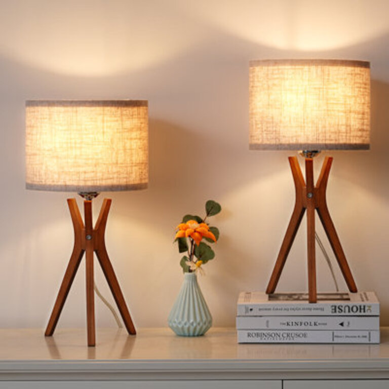 Solid Wood Table Lamp
