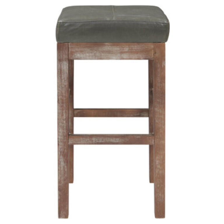 Kimberling Upholstered Counter Stool with Solid Wood Frame