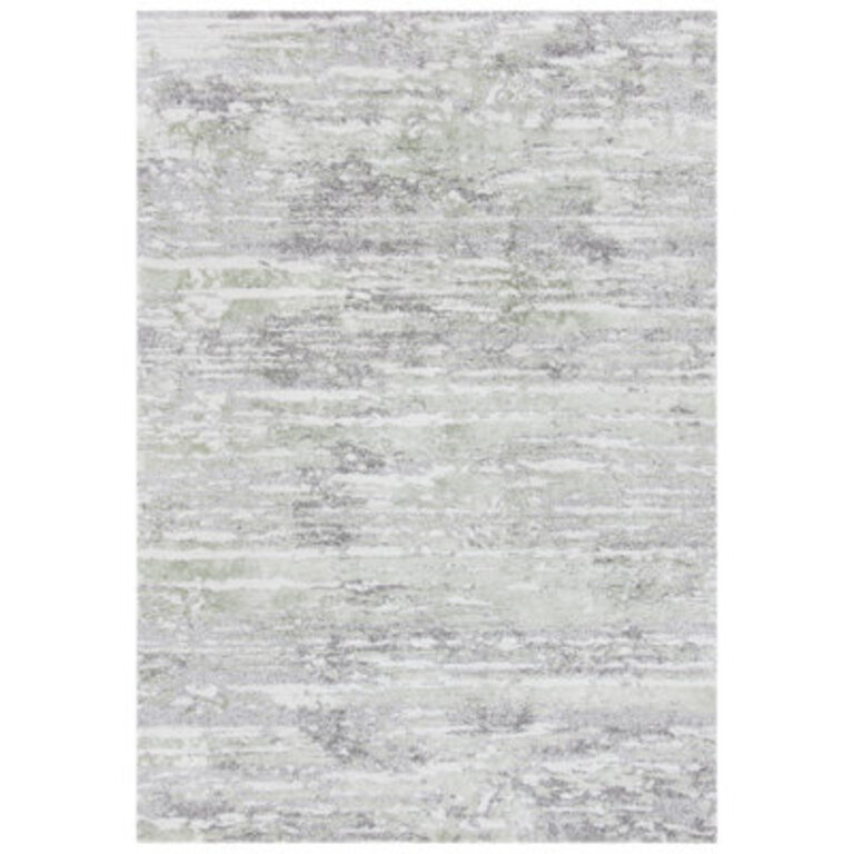 Minot Abstract Gray/Green Area Rug