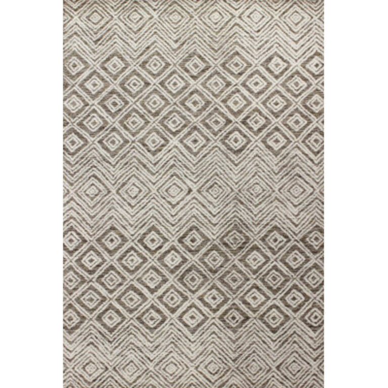 Lovett Handmade Hand Tufted Wool Taupe Rug