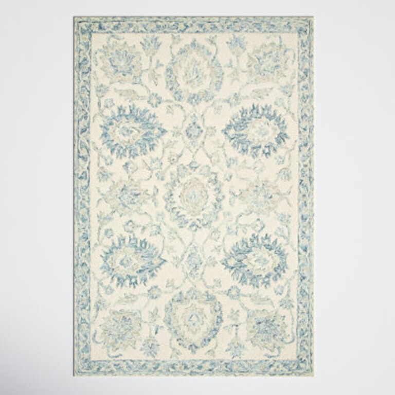 Aden Oriental Hand-Hooked Wool Area Rug