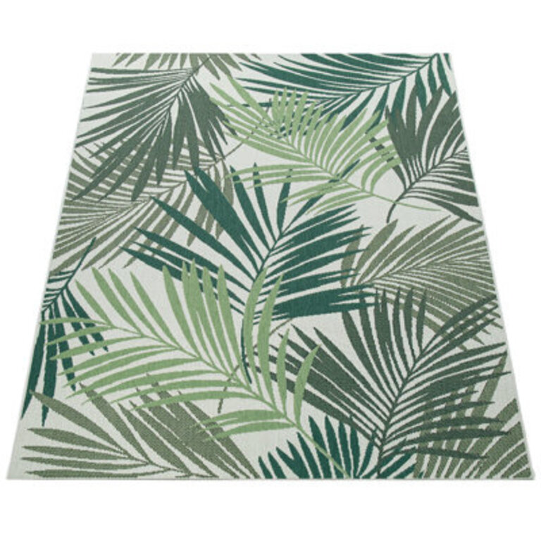 Kitts Tropical Green Indoor / Outdoor Area Rug