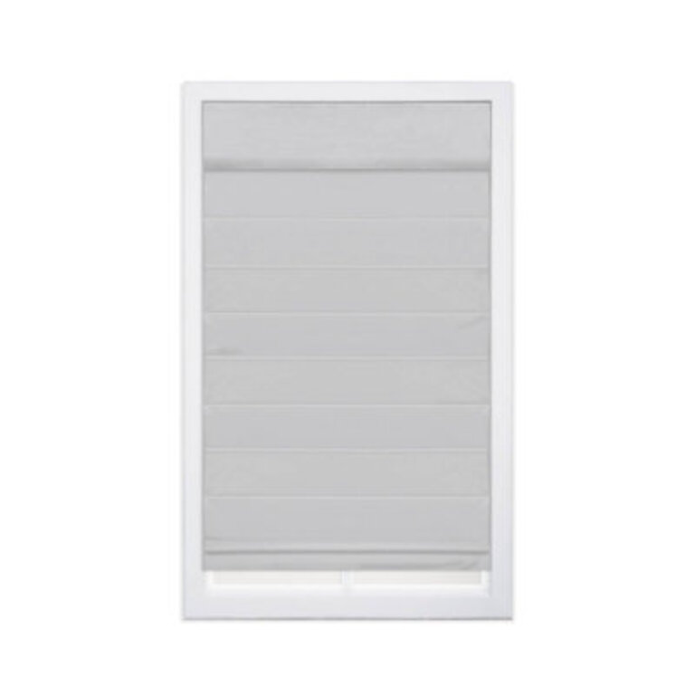 Coursey Cordless Blackout 100% Cotton Roman Shade with Cellular Shade Backing