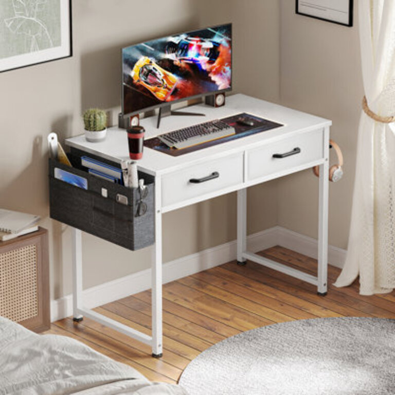Murcott Metal Base Writing Desk