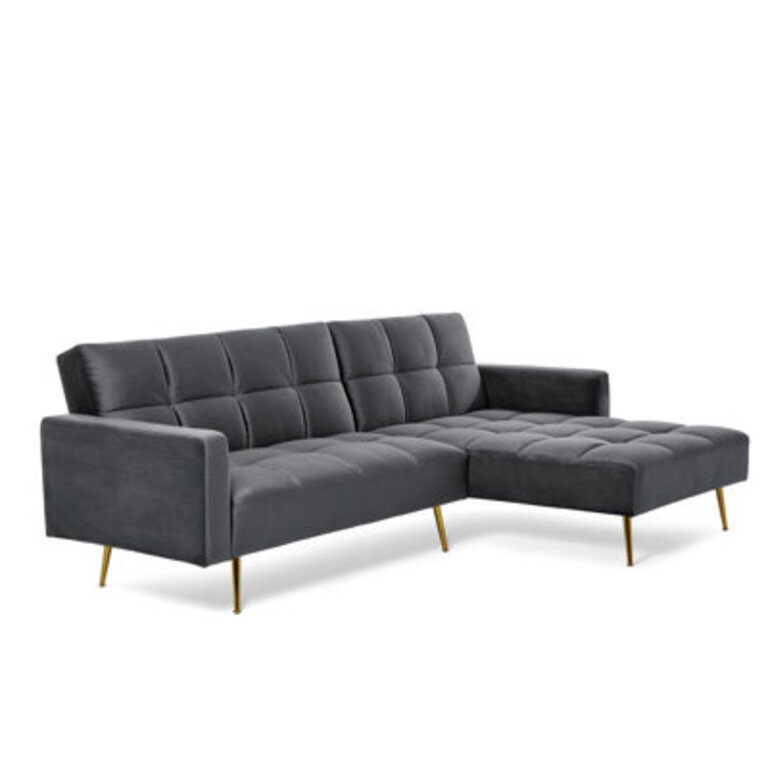 Chillax Posh Corner 96.06" Upholstered Sectional
