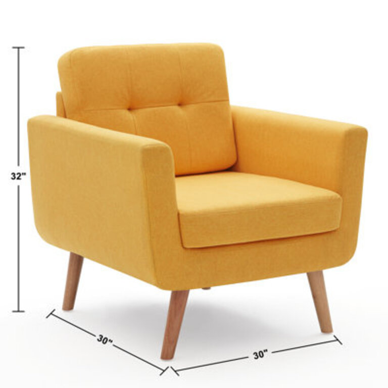 Jadier 30'''' Wide Tufted Armchair