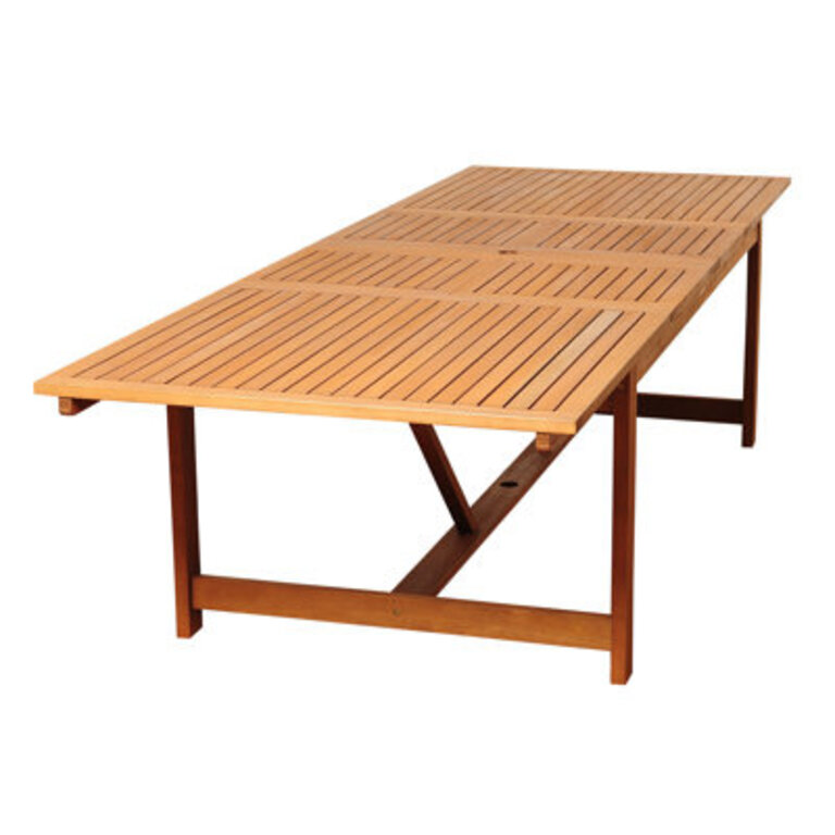 Anautica 10 - Person Wicker Patio Dining Set with Extendable Rectangular Table , Cushions Included